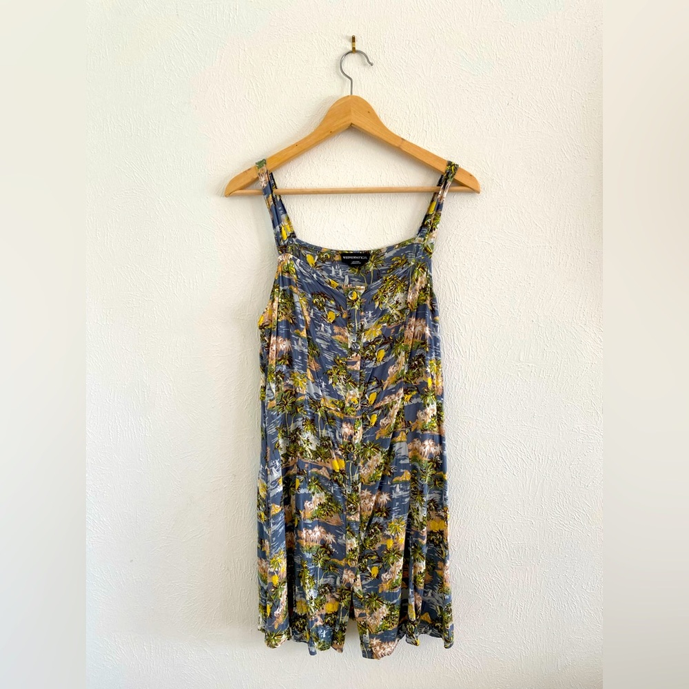 Wednesday’s Girl tropical sun dress.